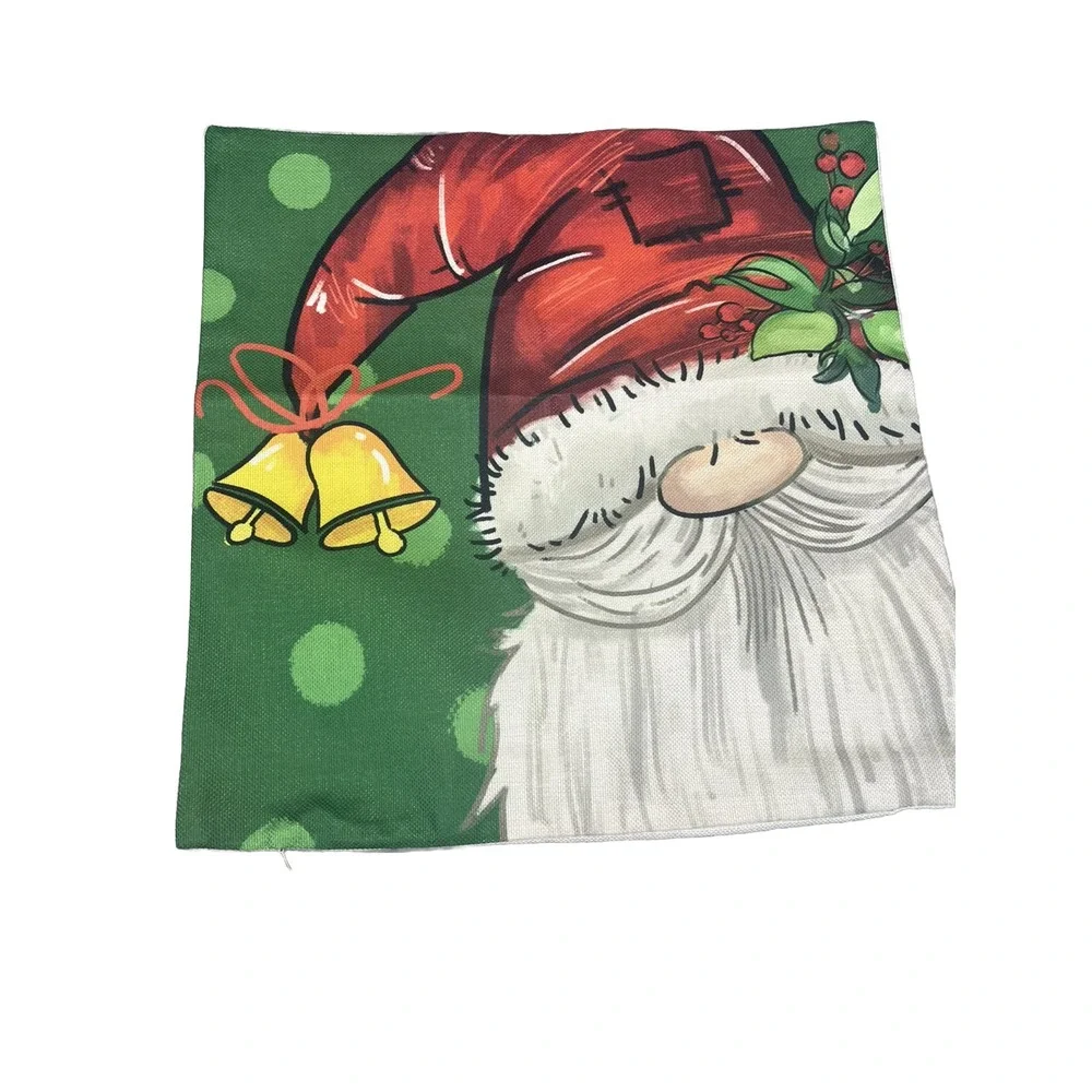 Christmas Pillow Covers 18 X 18 Inch Red Truck Gnome Throw Pillow Covers